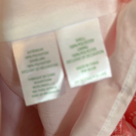 Lilly Pulitzer Coral and White Dress - Picture 8 of 8